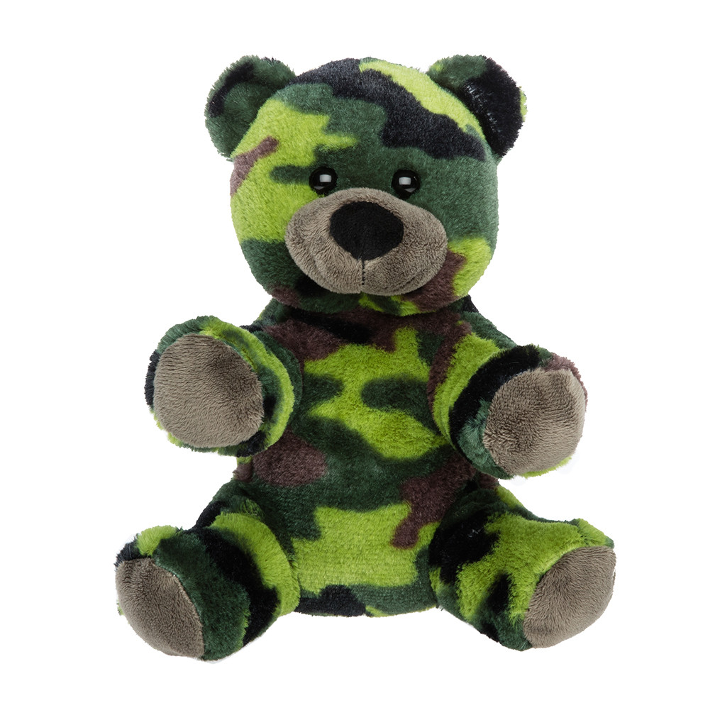 camo stuffed bear