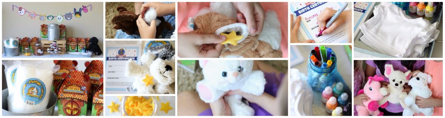 build your own stuffed animal at home